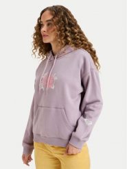 Roxy Bluza Perfect Place Brushed ERJFT05032 Fioletowy Regular Fit. Fioletowe bluzy Roxy, m, bez wzorów, z bawełny, bez kaptura. Za 259.99 zł.