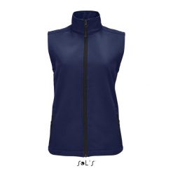 Kamizelka softshell SM damska Sol's Race Bw. Niebieskie kurtki sportowe SOL'S, s, bez wzorów, z softshellu, bez kaptura. Za 147.50 zł.