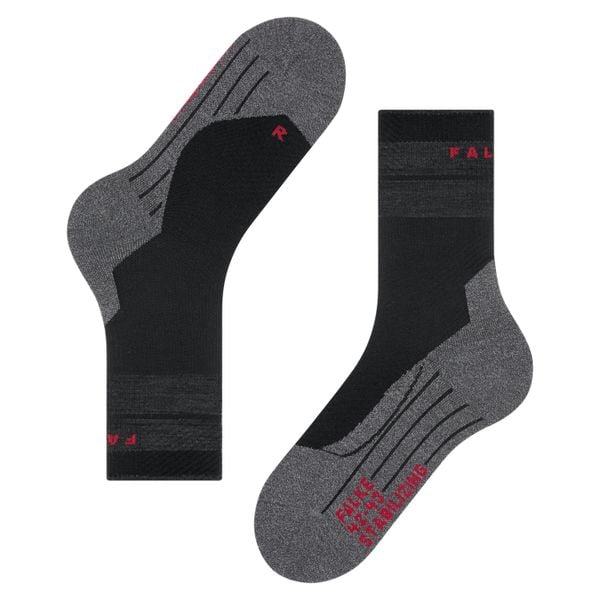 Skarpetki damskie Falke TK Stabilizing. Czarne skarpety Vaude, bez wzorów, z elastanu. Za 173.00 zł.