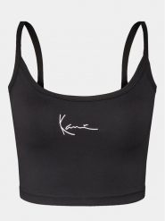 Karl Kani Top Small Signature 6131297 Czarny Slim Fit. Czarne topy Karl Kani, l, bez wzorów, z syntetyku, bez kołnierzyka, bez ramiączek. Za 59.99 zł.