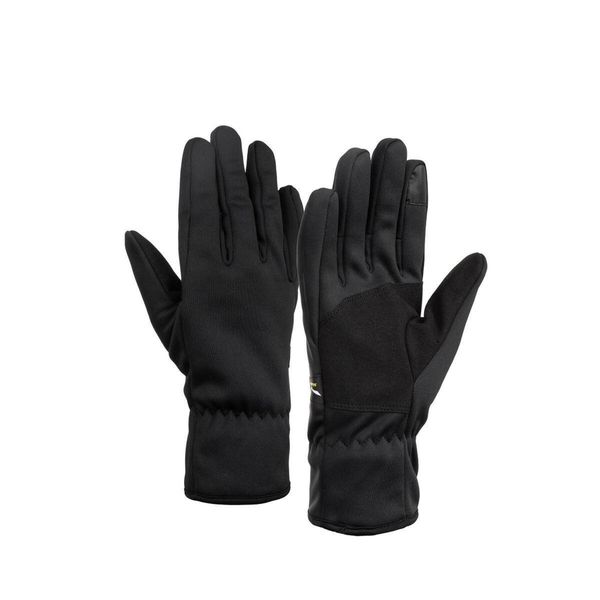 Rękawice trekkingowe Ws Finger. Czarne rękawiczki Salewa, bez wzorów, z gore-texu, sportowe. W wyprzedaży za 221.95 zł.