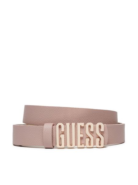 Guess Pasek Damski Vikky BW9114 P4225 Różowy. Czerwone paski Guess, z aplikacjami, ze skóry. Za 129.99 zł.