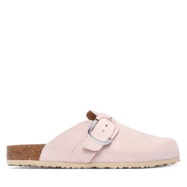 Klapki Tamaris. Czerwone klapki Tamaris, bez wzorów, bez obcasa. Za 329.99 zł.