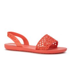 Sandały damskie Ipanema 82855 BREEZY SANDAL FEM. Czerwone sandały Ipanema, bez wzorów, z materiału, eleganckie, bez obcasa, bez zapięcia. Za 69.00 zł.
