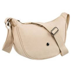 Listonoszka z poliestru Peterson PTN CSM-08 beżowa. Brązowe torebki klasyczne Peterson, bez wzorów, bez dodatków. Za 68.99 zł.