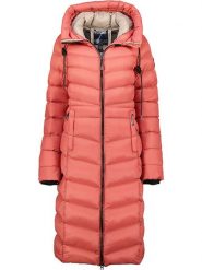 Geographical Norway Płaszcz pikowany "Berangere" w kolorze jasnoróżowym rozmiar: M. Różowe płaszcze Geographical Norway, m, bez wzorów, bez kaptura. Za 245.96 zł.