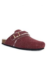 Geox Kapcie D Brionia D36LSB 000NY C7357 Bordowy. Czerwone obuwie domowe Geox, bez wzorów, z materiału, bez zapięcia. Za 379.99 zł.