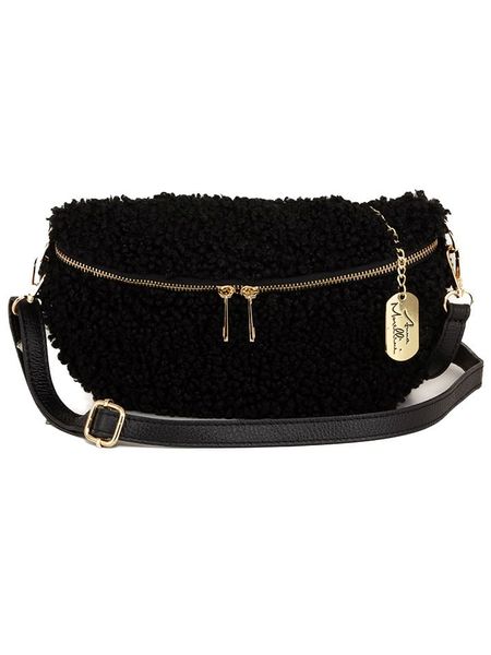 Anna Morellini Skórzana saszetka "Rialta" w kolorze czarnym - 27 x 19 x 8 cm rozmiar: onesize. Czarne torby na ramię Anna Morellini, bez wzorów, z materiału, sportowe, przez ramię, bez dodatków. Za 201.08 zł.