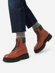 G-Star Raw Trzewiki EO-AYSE-8093-25 Beżowy. Brązowe botki G-Star, bez wzorów, ze skóry, bez obcasa, na płaskiej podeszwie, bez zapięcia. Za 479.99 zł.