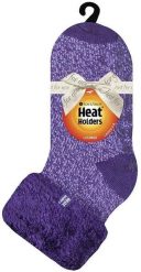 Skarpetki damskie Heat Holders Lounge Abspurple - 37-42. Fioletowe skarpety HEAT HOLDERS, bez wzorów, z bawełny. Za 136.99 zł.