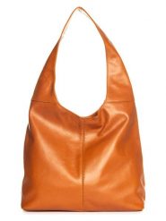 Lucca Baldi Skórzana torebka "Barga" w kolorze jasnobrązowym - 33 x 32 x 16 cm rozmiar: onesize. Brązowe torby na ramię Lucca Baldi, bez wzorów, z materiału, na ramię, bez dodatków. Za 347.99 zł.