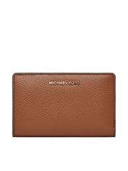 MICHAEL Michael Kors Duży Portfel Damski 32R4G8ED6L Brązowy. Brązowe portfele MICHAEL Michael Kors, bez wzorów, ze skóry. Za 569.99 zł.