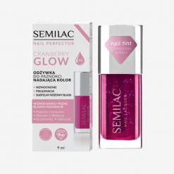 Semilac Odżywka Do Paznokci Nail Perfector Cranberry Glow 9 ml. Pielęgnacja paznokci Semilac. Za 24.99 zł.