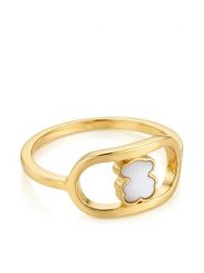 TOUS Pierścionek Camille 1004561812 Złoty. Żółte pierścionki Tous, metalowe. Za 369.99 zł.