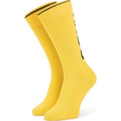 Skarpety Wysokie Unisex HUGO - Bs Rib Logo Cc 50416642 731. Żółte skarpety Hugo, bez wzorów, z bawełny. Za 65.00 zł.
