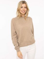 Zwillingsherz Sweter "Blogger" w kolorze beżowym rozmiar: M. Brązowe swetry Zwillingsherz, m, bez wzorów, z kaszmiru, bez ramiączek. Za 426.45 zł.
