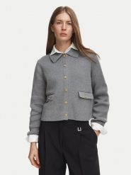 Tommy Hilfiger Kardigan WW0WW51426 Szary Regular Fit. Szare kardigany TOMMY HILFIGER, s, bez wzorów, z bawełny. Za 849.99 zł.