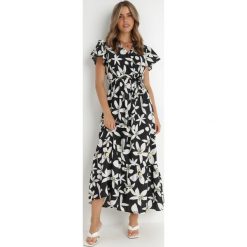 Czarna Sukienka Marrie. Czarne sukienki Born2be, na lato, l, bez wzorów, bez kołnierzyka, bez ramiączek, maxi, kopertowe. Za 79.99 zł.