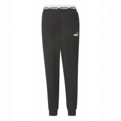 Spodnie Do Joggingu Damskie Amplified. Czarne spodnie dresowe Puma, bez wzorów, z dresówki, do biegania. Za 170.99 zł.
