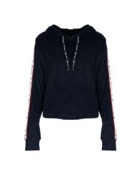 Bluza trekking damska. Niebieskie bluzy Champion, l, bez wzorów, z bawełny, z kapturem. Za 145.00 zł.