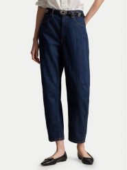 Polo Ralph Lauren Jeansy 211B29852001 Granatowy Mom Fit. Niebieskie jeansy Polo Ralph Lauren, bez wzorów. Za 989.99 zł.