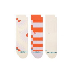 Skarpety damskie Stance Prowess Crew 3 Pack. Brązowe skarpety Stance, bez wzorów. Za 98.99 zł.