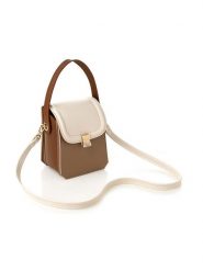 Vince Camuto Torebka "Lagoon" w kolorze kremowo-brązowym - 13,5 x 17 x 7 cm rozmiar: onesize. Brązowe torby na ramię Vince Camuto, bez wzorów, z materiału, na ramię, bez dodatków. Za 157.35 zł.
