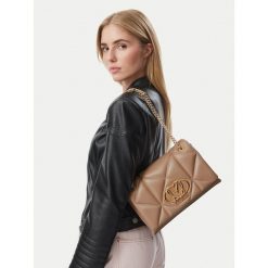Torebka LOVE MOSCHINO. Brązowe torebki klasyczne Love Moschino, bez wzorów, bez dodatków. Za 1,029.00 zł.