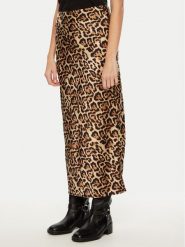 Brave Soul Spódnica maxi LSKW-225LISSY Brązowy Regular Fit. Brązowe spódnice Brave Soul, l, bez wzorów, z syntetyku, maxi. Za 79.99 zł.