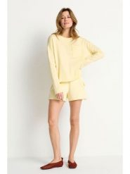 Rich & Royal Bluza w kolorze żółtym rozmiar: XL. Żółte bluzy sportowe Rich & Royal, xl, bez wzorów, z bawełny, bez kaptura. Za 144.95 zł.