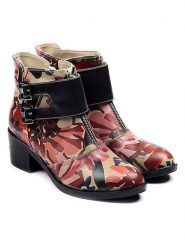 Goby Botki ze wzorem rozmiar: 40. Botki Goby, bez wzorów, z materiału, z okrągłym noskiem, bez obcasa, bez zapięcia. Za 347.99 zł.