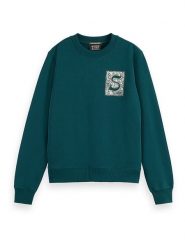 Scotch & Soda Bluza w kolorze morskim rozmiar: XL. Niebieskie bluzy Scotch & Soda, xl, bez wzorów, z bawełny, bez kaptura. Za 147.45 zł.
