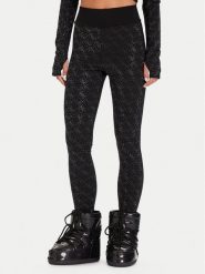 Guess Legginsy W5BB73 K7182 Czarny Slim Fit. Czarne legginsy Guess, m, z aplikacjami, z syntetyku. Za 499.99 zł.