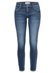 Timezone Dżinsy "Aleena" - Skinny fit - w kolorze granatowym rozmiar: W29/L30. Niebieskie jeansy Timezone, l, z aplikacjami. Za 96.83 zł.