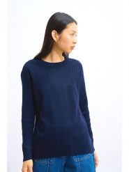 AUTHENTIC CASHMERE Kaszmirowy sweter "Daria" w kolorze granatowym rozmiar: XL. Niebieskie swetry AUTHENTIC CASHMERE, xl, bez wzorów, z kaszmiru, bez ramiączek. Za 347.99 zł.