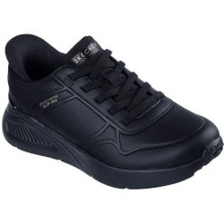 Adidasy Skechers Uno Lite-floating Steps, Kobiety. Czarne obuwie sportowe Skechers, ze skóry ekologicznej, bez zapięcia. Za 390.00 zł.