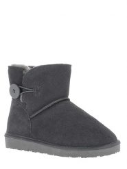 NICEBAY Skórzane botki zimowe zimowe "Fowl" w kolorze szarym rozmiar: 38. Szare botki NICEBAY, na zimę, bez wzorów, z materiału, bez obcasa, bez zapięcia. Za 266.95 zł.