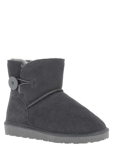 NICEBAY Skórzane botki zimowe zimowe "Fowl" w kolorze szarym rozmiar: 38. Szare botki NICEBAY, na zimę, bez wzorów, z materiału, bez obcasa, bez zapięcia. Za 195.77 zł.