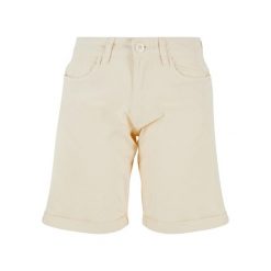 Shorty Damskie Organiczna Bawełna. Brązowe spodnie dresowe Urban Classics, bez wzorów, z bawełny. Za 131.99 zł.