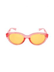 Polaroid Damskie okulary przeciwsłoneczne w kolorze czerwono-pomarańczowym rozmiar: 52. Czerwone okulary przeciwsłoneczne Polaroid, bez wzorów, z tworzywa sztucznego. Za 86.95 zł.