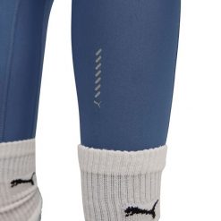 Damskie legginsy Puma Velocity. Niebieskie legginsy Puma, bez wzorów, do biegania. W wyprzedaży za 199.05 zł.