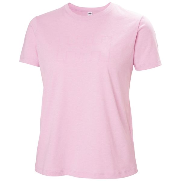 T-shirt damski Helly Hansen Tech Logo. Czerwone t-shirty Helly Hansen, bez wzorów, bez kołnierzyka, bez ramiączek. Za 205.50 zł.