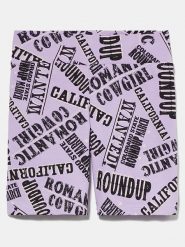 Sisley Young! Bermudy w kolorze fioletowym rozmiar: 160. Różowe szorty Sisley Young!, bez wzorów. Za 39.95 zł.