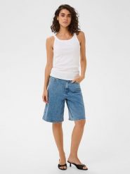 Kaffe Top w kolorze białym rozmiar: XXL. Białe topy Kaffe, xxl, bez wzorów, bez kołnierzyka, bez ramiączek. Za 69.99 zł.