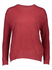 Pepe Jeans Sweter w kolorze czerwonym rozmiar: S. Czerwone swetry Pepe Jeans, s, bez wzorów, z jeansu, bez ramiączek. Za 179.64 zł.