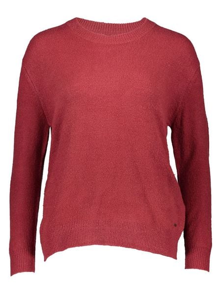 Pepe Jeans Sweter w kolorze czerwonym rozmiar: M. Czerwone swetry Pepe Jeans, m, bez wzorów, z jeansu, bez ramiączek. Za 158.47 zł.