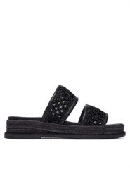 DKNY Espadryle Brucian K2699375 Czarny. Czarne espadryle DKNY, bez wzorów, z materiału, bez obcasa, bez zapięcia. Za 579.99 zł.
