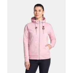 Damska bawełniana bluza Kilpi TARALI-W. Czerwone bluzy Kilpi, l, bez wzorów, z bawełny, bez kaptura. Za 174.18 zł.