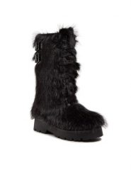 Jenny Fairy Kozaki APRES-WS02 Czarny. Czarne kozaki Jenny Fairy, z materiału, bez obcasa, na płaskiej podeszwie, bez zapięcia. Za 279.99 zł.