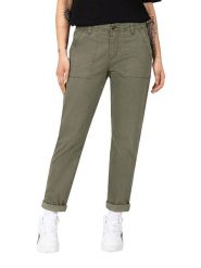 Timezone Spodnie w kolorze khaki rozmiar: S. Brązowe spodnie materiałowe Timezone, s, z aplikacjami, z materiału. Za 152.99 zł.